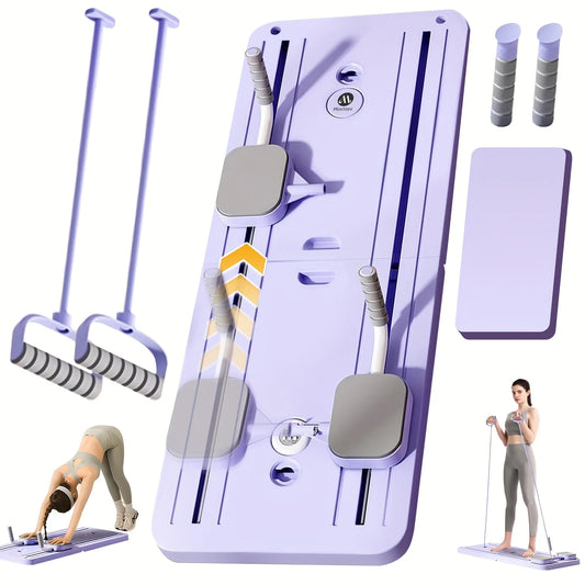6 in 1 Multi-Purpose Foldable Pilates Reformer Board Set