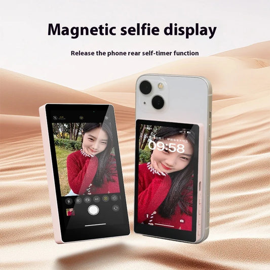 PT001 Wireless Magnetic Monitor Screen For Smartphone Vlog Live Stream Video Recording Selfie Custom Gifts VS KingMa PH01